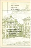 Naslovnica Zdravstvene in higienske razmere v Ljubljani (1895–1910)