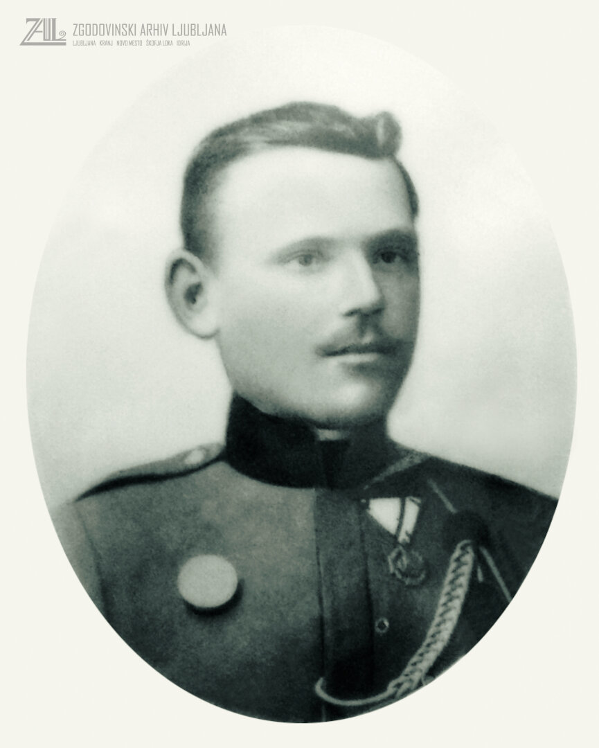 Janez Igličar je bil leta 1915 smrtno ranjen v bojih nekje ob Soči na Goriškem. (SI_ZAL_ŠKL/0278, Zbirka fotografij in razglednic, digitalni posnetki)