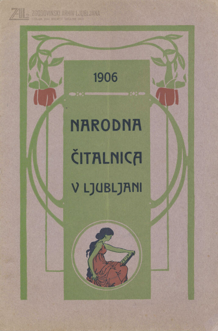 Izvestje Narodne čitalnice v Ljubljani, 1906. SI_ZAL_LJU/0273 Narodna čitalnica v Ljubljani, t. e. 1.